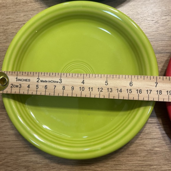 FIESTA set 4 bistro coupe SALAD PLATES 7.25"  FIESTAWARE - Picture 11 of 15